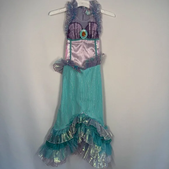❤️3/$30 Disney Store Ariel Little Mermaid Dress Up Costume Shimmer Fin -XXS(2/3) - Picture 7 of 12